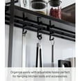 thumbnail image 4 of Yamazaki Home Two-Tier Countertop Rack, Black, Steel, 4 of 7