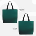 thumbnail image 2 of Fotbe Dark teal green Bolsa Tote con Estampado para Mujer, Bolsos con Cremallera, Bolsa de Hombro Casual de Gran Capacidad con Bolsillos Internos, 2 of 7