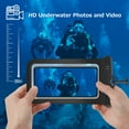 thumbnail image 2 of Waterproof Phone Pouch Cell Phone Dry Bags, Compatible with iPhone 13/12/11 Mini/Xs/Xr Galaxy s10e/s9 up to 6.5"- 2 Pack, 2 of 6