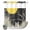 Yellow, variant on No Hook Shower Curtain, Yellow Moonligh Shower Curtains for Bathroom with See Through Top Window, Pastoral Rabbit Leaves Silhouette Waterproof & Washable Bath Curtain Stand Up Stall 36"x72"