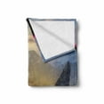 thumbnail image 2 of Mountain Soft Flannel Fleece Blanket, Sunrise in Valley Meadow with Rhododendrons Wildlife Idyllic Rural Scenery, Cozy Plush for Indoor and Outdoor Use, 50" x 60", Yellow Green Pink, by Ambesonne, 2 of 6