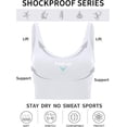 thumbnail image 7 of MecTo Womens' Sports Bra Longline Wirefree Padded with Medium Support, Sports Bras for Women, Workout Crop Tank Tops Padded, 7 of 7