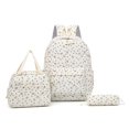 thumbnail image 2 of HJYCHN Boy Backpack Heart Dot Print 3Pc Set Daypack with Lunch Tote Pencil Case Back to School Supplies for Kids Backpack for Girls White, 2 of 6