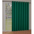 thumbnail image 2 of Gorgeous Home Linen Room Divider Extra Wide Thermal Unlined Blackout Grommet Curtain 1 Panel 100" Wide x 84" Long Hunter Green, 2 of 6