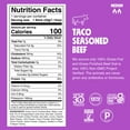 thumbnail image 3 of Chomps Grass-Fed And Finished Taco Beef Meat Sticks (8 Count), 3 of 6