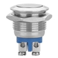 thumbnail image 4 of 5 Pcs Métal Étanche 2Pin Mini Bouton Poussoir Interrupteur, Réinitialisation Automatique, IP65 Imperméable à l'Eau, pour Garde d'Entrée, Équipement Électrique, Commandes de Voiture, 4 of 8
