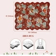 thumbnail image 5 of Wonnitar Christmas 8x10 Area Rug for Living Room, Red Washable Rug Non Slip, Soft Christmas Tree Santa Claus Holiday Decor Carpet for Bedroom Kids Room Dining Room Playroom, 5 of 10