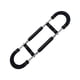 thumbnail image 4 of Entrenador de brazo de brazo tortonado entrenador de fuerza portátil de brazo ajustable equipo de entrenamiento de entrenamiento de para bíceps Negro gris 40 kg, 4 of 8