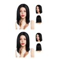 thumbnail image 2 of pitrice Black Authentic And Stylish Short Bob Wig For All Occasions Short Bob Wigs Hairnet And Wig Cap 2Set, 2 of 6