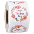thumbnail image 1 of adviicd Floral Happy Mother's Day Sticker Bouquet Flower Packaging Decoration Gift Sealing Sticker, 1 of 4