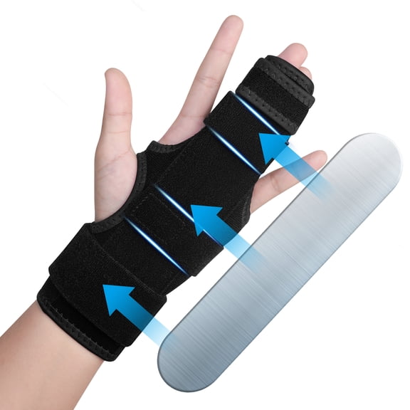 Trigger Finger Splint, Double Finger Brace for Index, Middle, Ring, Pinky Finger