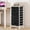 Black, variant on Enogets Rolling Utility Cart with 8 Drawers, Scrapbook Paper &tools Office School GarageOrganizer, White