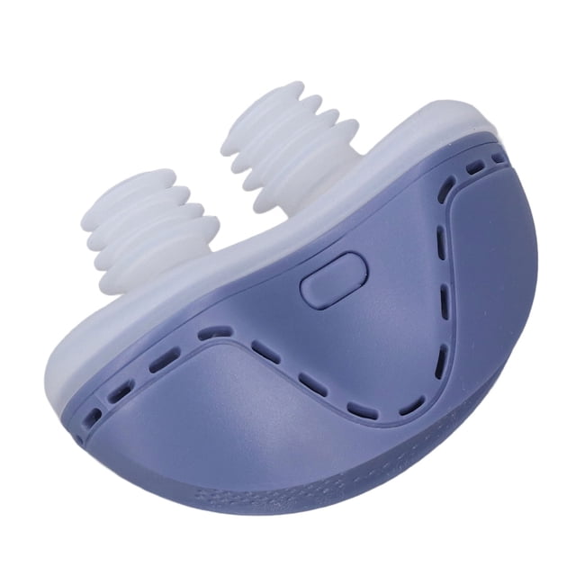 Smart Snoring Device, PM2.5 Air Purifier Electric Relieve Snoring Device Ergonomic Intelligent for Daily Use Blue