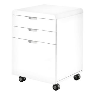 Support Imprimante 2 Niveaux PUNCIA - 44x28x30cm, Blanc, Métal/bois (neuf)