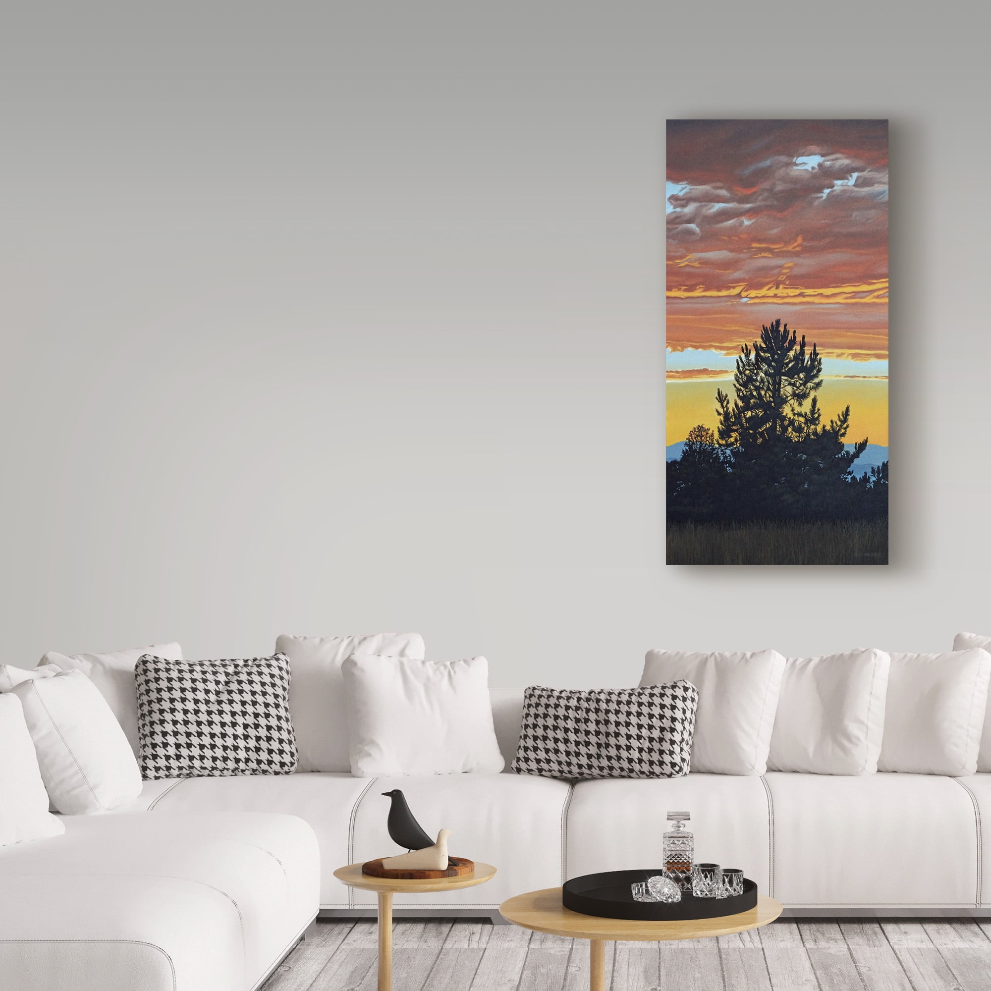 Trademark Fine Art 'Evening Pine' Canvas Art by Ron Parker