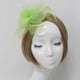 thumbnail image 3 of Flor Sombrero Fascinador Día de Las Mujeres Carreras de Bodas Pieza de Cabello Verde lima, 3 of 8