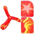 thumbnail image 4 of MOVTOTOP Jouet Disque Volant en Forme de Boomerang Rouge Foncé 1Ensemble pour Jeux de Camping Programmes de Printemps Divertissement, 4 of 8