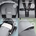 thumbnail image 5 of Stokke YOYO 0+ Paquete para recién nacido, Piedra - Incluye colchón, dosel extensible y arnés de cinco puntos - Requiere marco YOYO3 (se vende por separado), 5 of 5