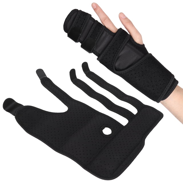 Férulas para Dedos Férula para Dedos con Gatillo Profesional Compatible con Dos o Tres Dedos Soporte para Mano Soporte Metacarpiano para Dedos Rotos Dedo de Muñeca ANGGREK Otros