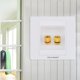 thumbnail image 2 of 1 Pieza 2 Paneles licencia Frontal de Pared para Tapones Accesorios de Auriculares, 2 of 9