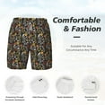 thumbnail image 5 of Balery Daisies Flowers Mens Swim Trunks Swim Shorts for Men Quick Dry Inseam Beach Shorts with Compression Liner Pocket-X-Large, 5 of 9