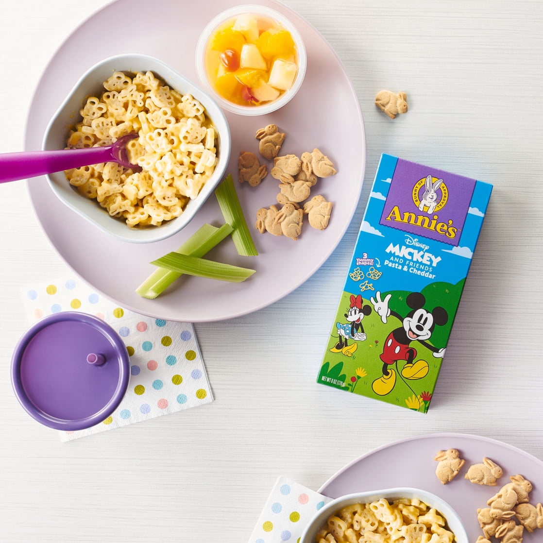 Annie's Disney Mickey & Friends, Macaroni and Cheese Dinner, Pasta & Cheddar, 6 oz.
