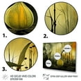 thumbnail image 3 of Designart "Dreamscape of Green Fennel Herbs" Floral Framed Wall Art - Traditional Green Herbs Entryway Framed Wall Art, 3 of 6