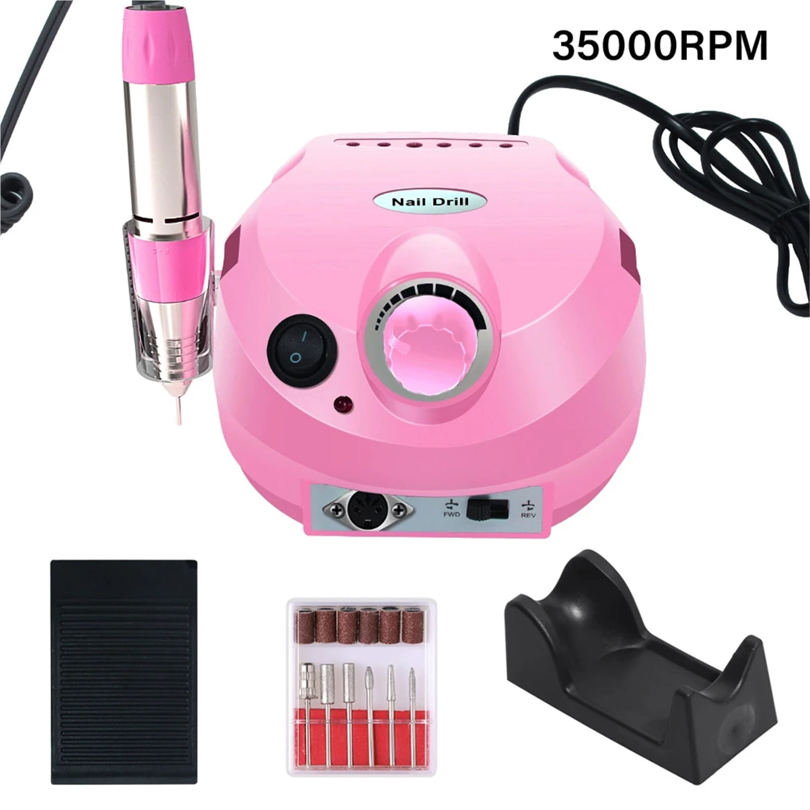 Adjustable 20000RPM Electric Nail Drill Machine Sanding Cutter Pedicure Manicure Drill Set Nail Polishing Equipment