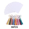 thumbnail image 2 of Matsuzay 96 pack/lote decoración funcional para libros marcapáginas fácil de usar con borla marcapáginas con borlas cartulina, 2 of 6