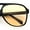 Black - Beige, variant on Mens Iconic Large Tear Drop Racer Plastic Fashion Sunglasses Black - Beige