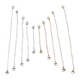 thumbnail image 5 of 10Pcs Necklace Extender Set Double Headed Household Gold Silver Necklace Chain with Lobster Clasp, 5 of 8