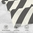 thumbnail image 3 of Black and White Lines Cotton Face Towels Absorbent Hand Towel Soft Bathroom Towel for Kitchen Hotel Decoration, 3 of 7