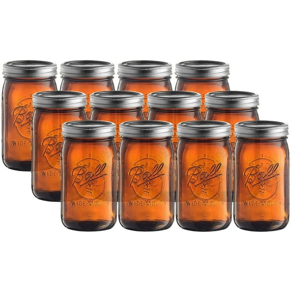 Amber Mason Jars