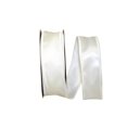 thumbnail image 1 of Reliant Ribbon 5102W-650-09C 10.5 in. 100 Yards Dyna Satin EZ Wired Edge Ribbon, Eggshell, 1 of 1