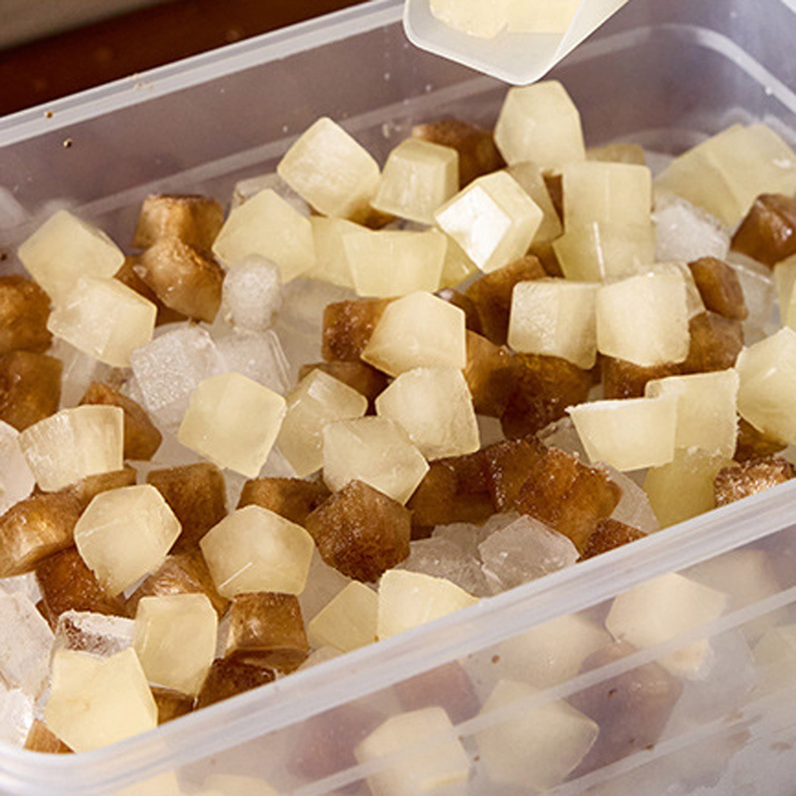 Mini Tray For Freezer: Small Ice Trays For Freezer With Easy Release Ice Tray Crushed Ice Tray With Container