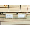 thumbnail image 2 of 2” L x 7/8" H Plastic Label Sign Holder Clip for Glass Shelf - 50 Pack, 2 of 5