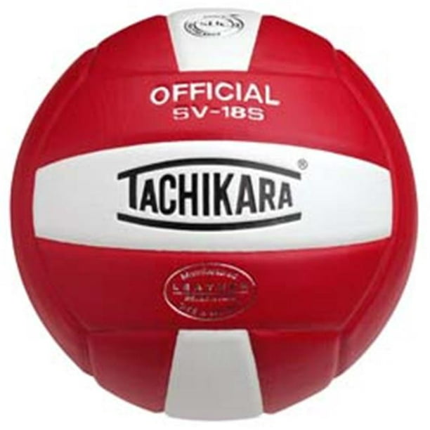 Tachikara USA SV18S.SCW Tachikara SV18S Cuir Composite Volleyball - Rouge et Blanc