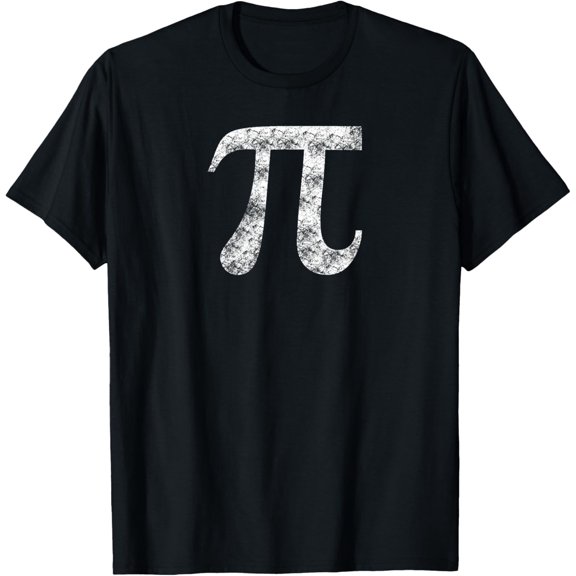 Funny Pi Day Math Science Pi Symbol T-Shirt men and women can wear, black, white, gifts