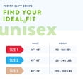 thumbnail image 2 of Previal, Per-Fit 360°, Daily Brief, 18Count, Size 2/Large, Maximum Plus Absorbency, Expandex Wings, 2 of 8