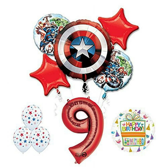 The Ultimate Avengers Super Hero 9th Birthday Party Supplies