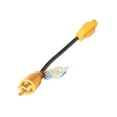 thumbnail image 1 of Enchufe eléctrico Camco 55382, 30 amperios, 30 cm, adaptador PowerGrip 125 V, 1 of 1