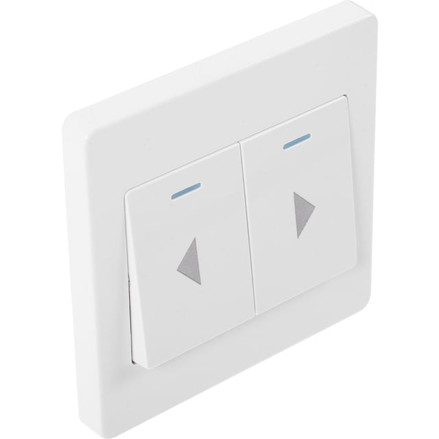 SHISUYAN White ABS Garage Door Switch for Home Use 2-button Commercial Grade Durable Wall Mountable