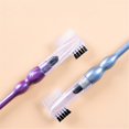 thumbnail image 5 of Brush Double Headed Eyebrow Comb Brush Eyelash Curler Sponge Eyeshadow Four In One Makeup Tool, 5 of 8