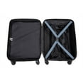 thumbnail image 5 of 20" Luggage , ABS Lightweight Suitcase with Spinner Wheels, Carry On Luggage for Women and Men,Blue, 5 of 7