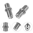 thumbnail image 3 of 2pcs Coax Connector Female To Female Coaxial Adapter UHF Extension Connector, 3 of 8