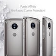 thumbnail image 2 of Poetic Affinity Slim Fit Dual Material Protective Bumper Case for Moto G5 (2017) Clear, 2 of 7