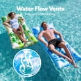 thumbnail image 3 of 2-Pack Inflatable Pool Floats Mat - XL Pool Floaties Adults Size with Headrest, Sun Tanning Raft Lake Beach Swimming Pool Party Toys Floating Lounge Above Water Keep Cool, 3 of 14