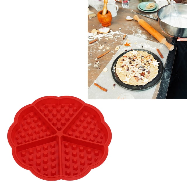 Silicone Waffle Silicone Mold Safe Elasticity Easy Demoulding DIY Baking Mold for Making Puddings Cake Chocolates