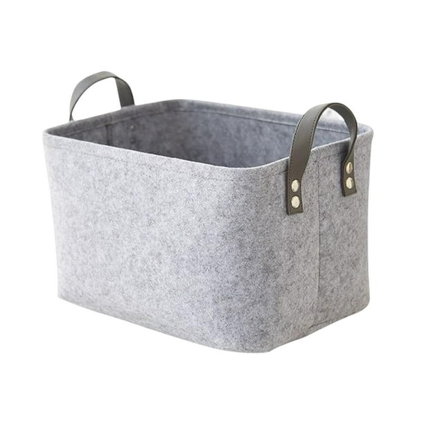 Cesta de almacenamiento plegable gris Sunnimix Cesta de almacenamiento