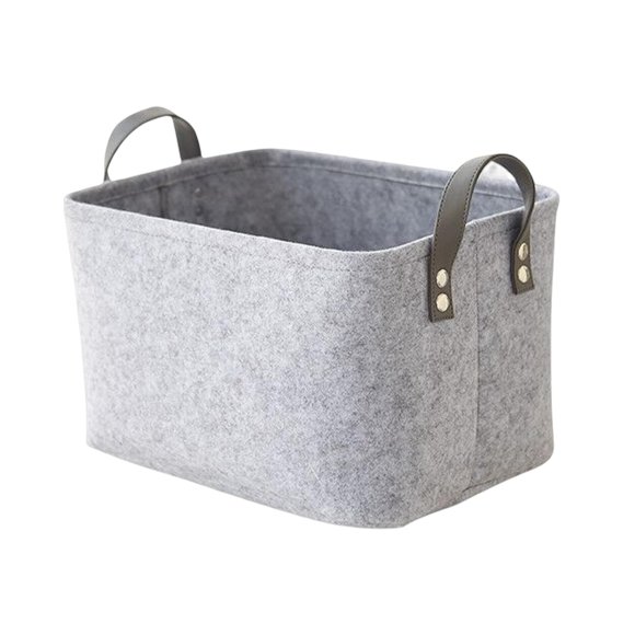 Cesta de almacenamiento plegable gris Sunnimix Cesta de almacenamiento